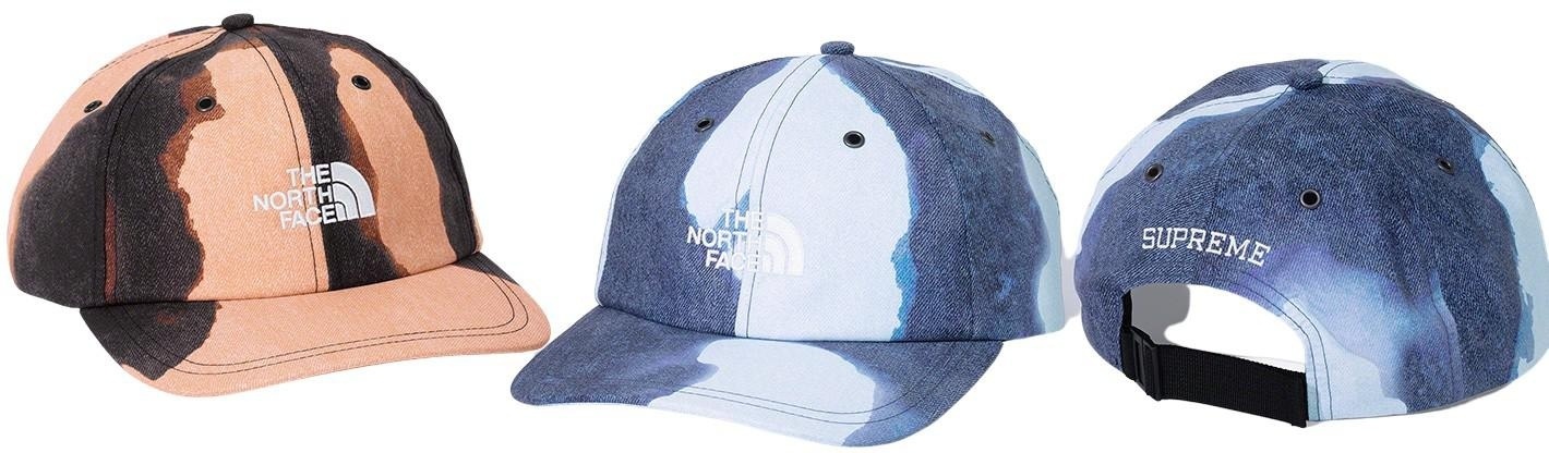 Supreme®/The North Face® Bleached Denim Print 6-Panel